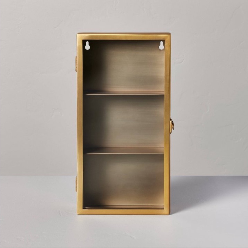 Decorative Brass Display Case- Hearth & Hand with Magnolia